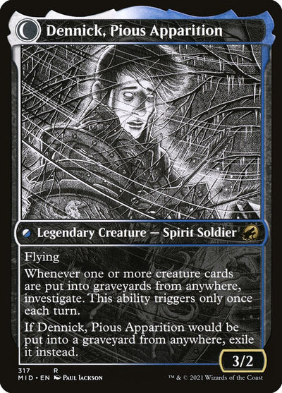 Dennick, Pious Apprentice (Showcase) (Back)