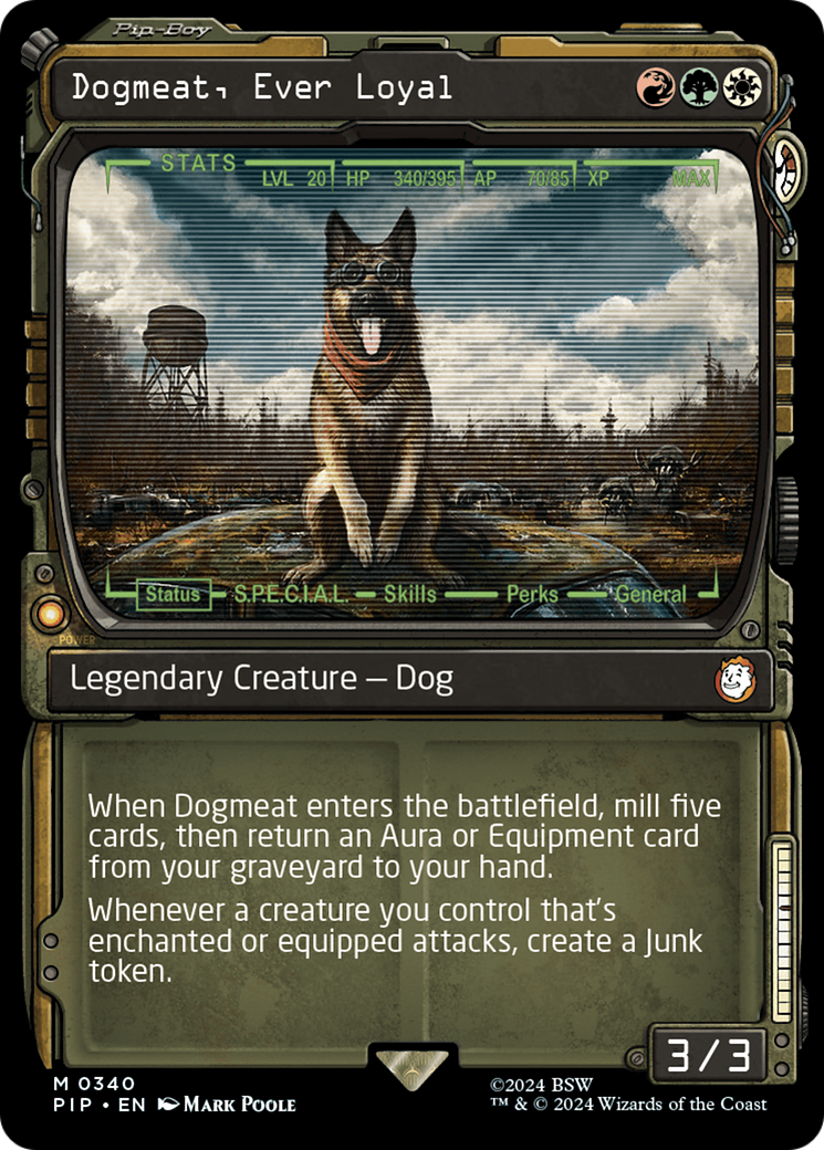 Dogmeat, toujours fidèle (PIP-340) - Fallout : (Showcase) Foil 