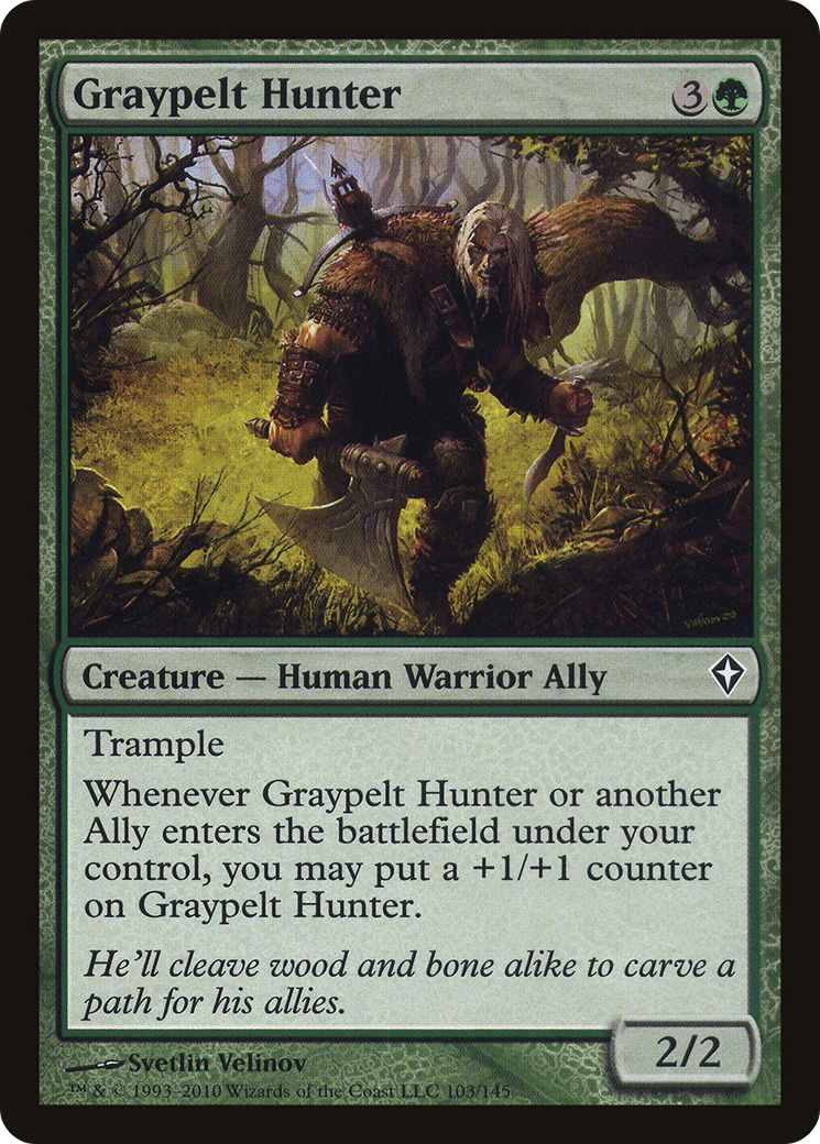 Graypelt Hunter (WWK-103) - Worldwake
