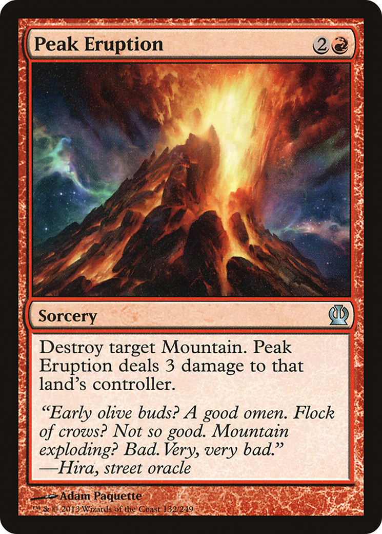 Pic d'éruption (THS-132) - Theros 