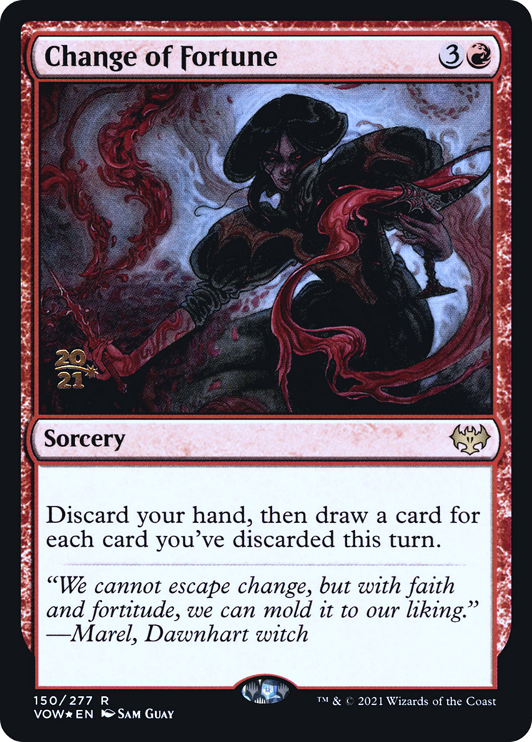 Changement de fortune (PVOW-150S) - Innistrad : Crimson Vow Promos Foil