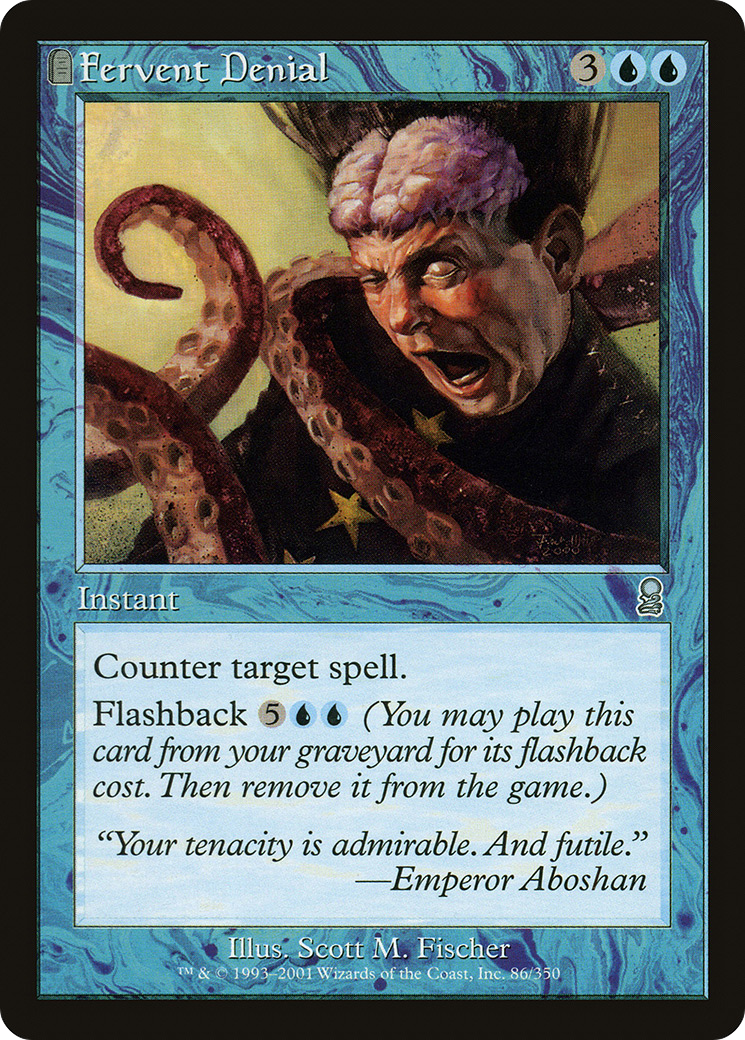 Déni fervent (ODY-086) - Odyssée : (pierre tombale) Foil 