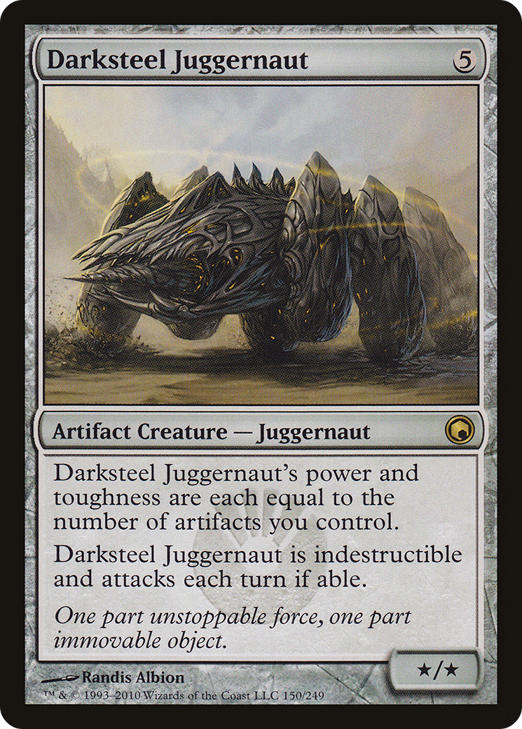 Darksteel Juggernaut (SOM-150) - Scars of Mirrodin
