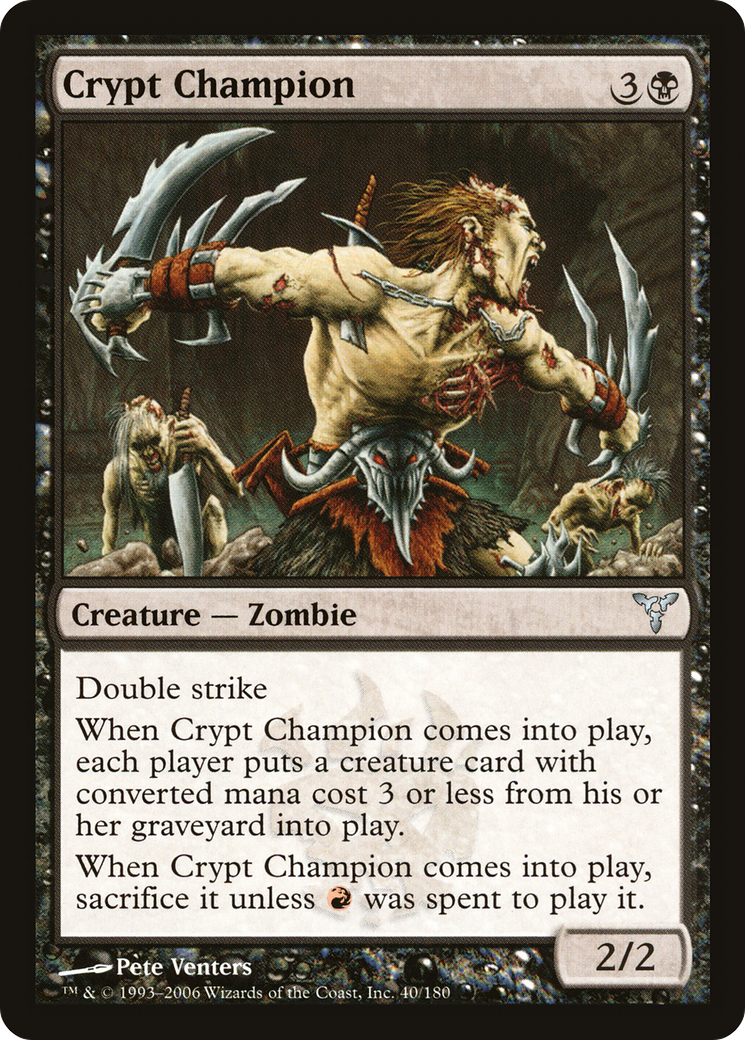 Champion de la crypte (DIS-040) - Dissension