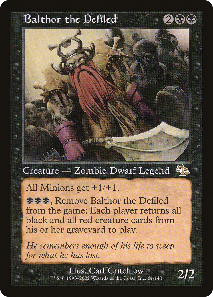 Balthor le Souillé (JUD-061) - Feuille de jugement 