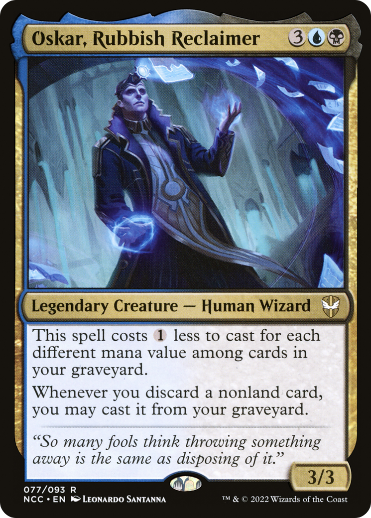 Oskar, récupérateur de déchets (NCC-077) - Commandant de New Capenna 