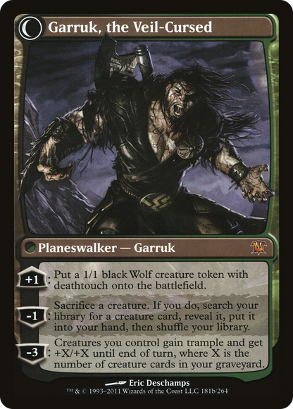 Garruk Relentless (LIST-181) - The List: (Double Faced Transform)
