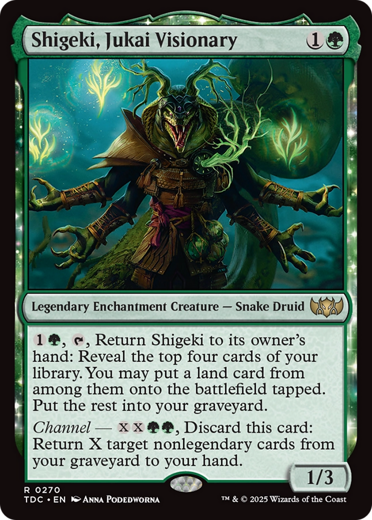 Shigeki, Visionnaire Jukai (TDC-270) - Commandant : Tarkir : Tempête de Dragons 