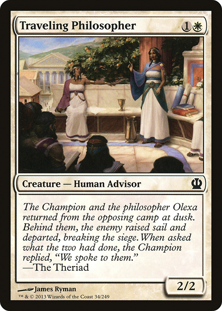 Philosophe voyageur (THS-034) - Theros Foil 
