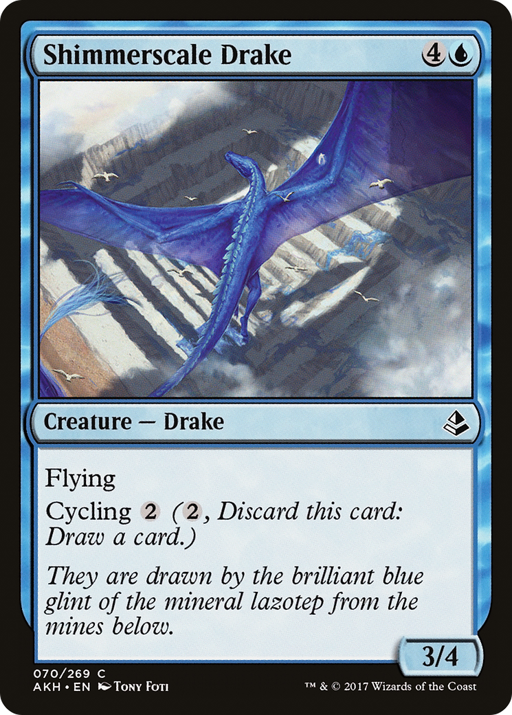 Drake chatoyant (AKH-070) - Feuille d'Amonkhet