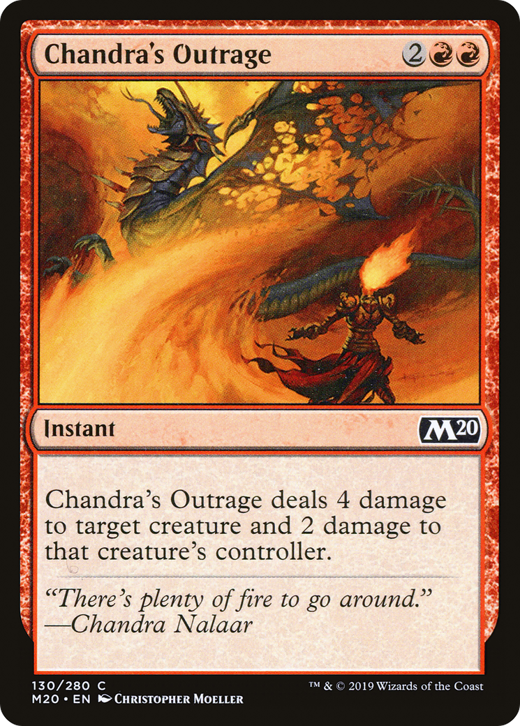 Chandra's Outrage (M20-130) - Core Set 2020