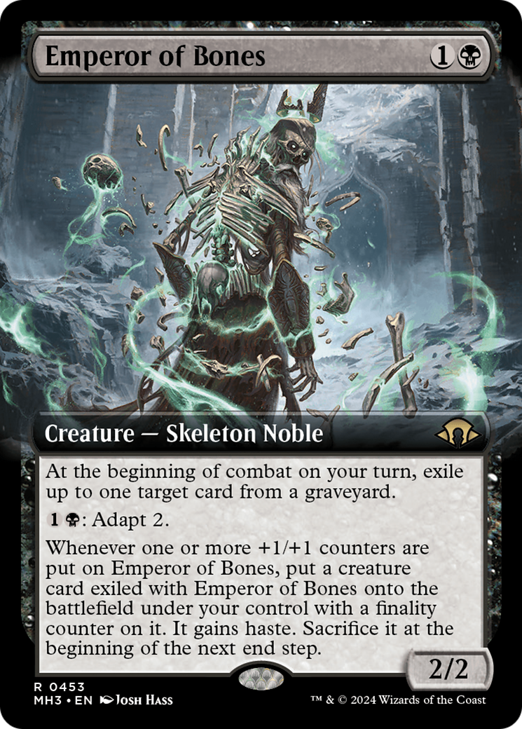 Emperor of Bones (Extended Art) (MH3-453) - Modern Horizons 3: (Extended Art) Foil