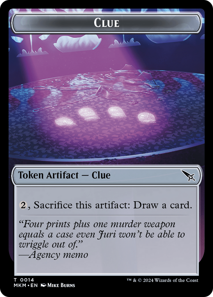 Clue (TMKM-014) - Murders at Karlov Manor Tokens