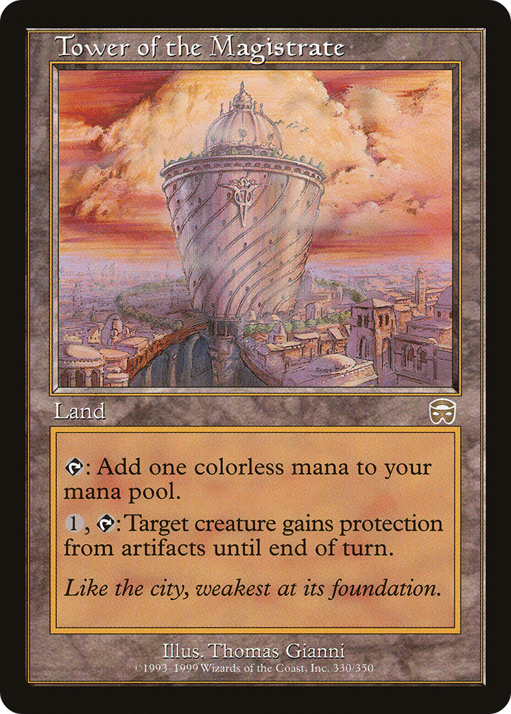 Tower of the Magistrate (MMQ-330) - Mercadian Masques