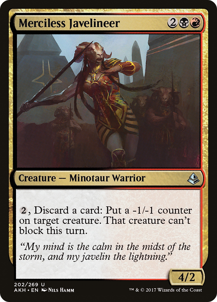 Javelineer impitoyable (AKH-202) - Amonkhet