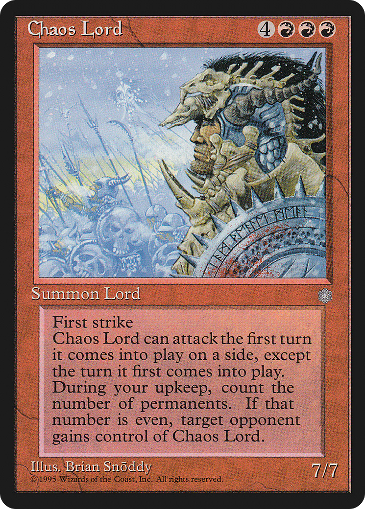 Seigneur du Chaos (ICE-178) - L'Âge de Glace 