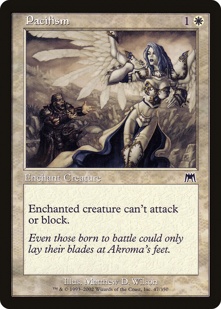 Pacifisme (ONS-047) - Onslaught Foil 