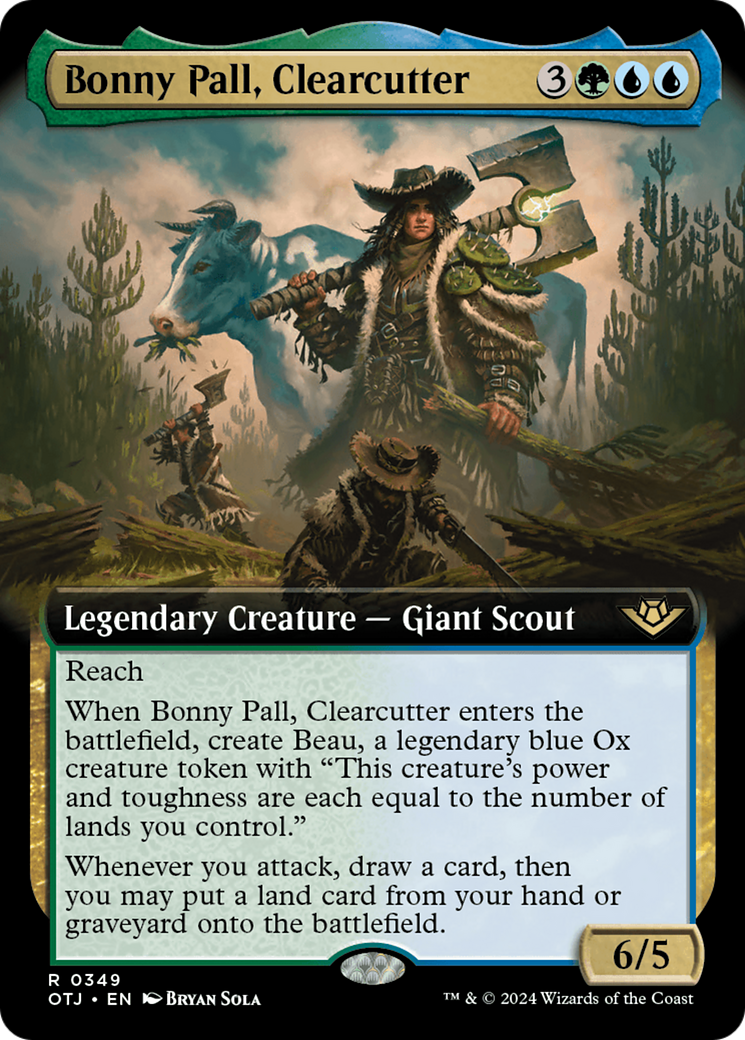 Bonny Pall, coupeuse à blanc (OTJ-349) - Hors-la-loi de Thunder Junction : (Extended Art) Foil 
