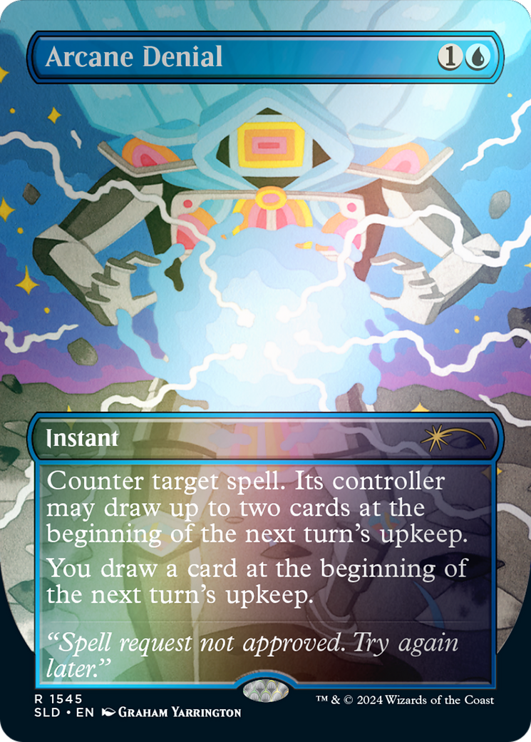 Arcane Denial (SLD-1545★) - Butin Secret Lair (sans bordure) Foil 