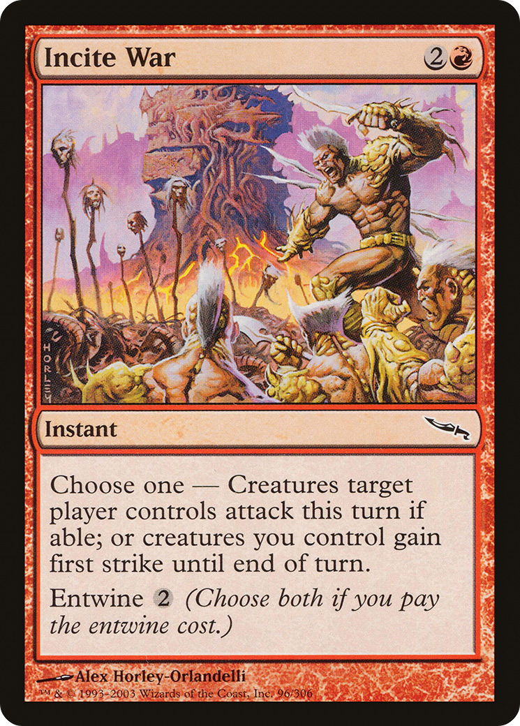 Inciter à la guerre (MRD-096) - Mirrodin Foil 