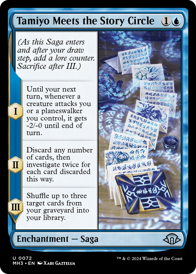 Tamiyo rencontre le Cercle des Contes (MH3-072) - Horizons Modernes 3 Foil 