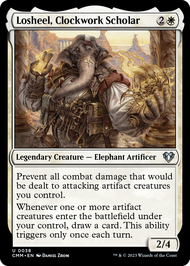 Losheel, érudit mécanique (CMM-038) - Commandant Masters Foil 
