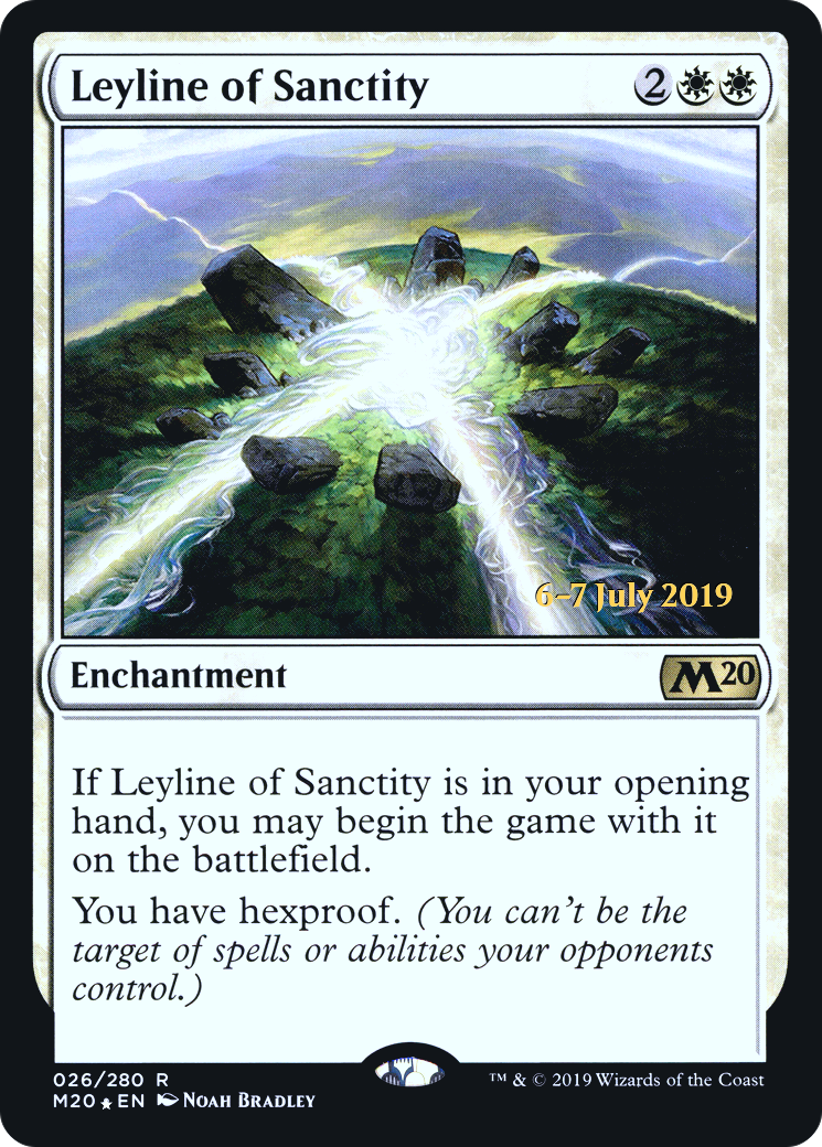 Leyline of Sanctity (PRE-26S) - Core Set 2020 Promos Foil