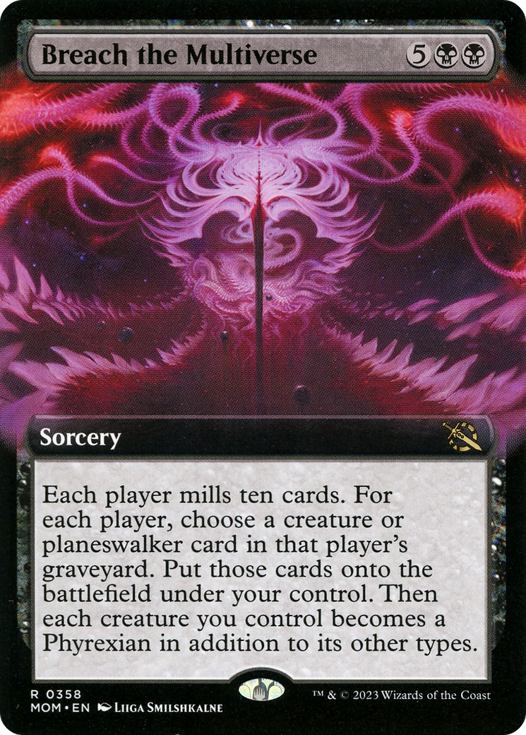 Breach the Multiverse (Extended Art) (MOM-358) - March of the Machine: (Extended Art) Foil