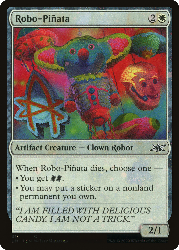 Robo-Pinata (Galaxy Foil) (UNF-311) - Unfinity Foil