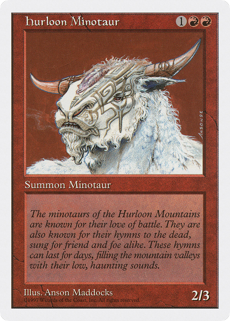 Hurloon Minotaur (5ED-240) - Cinquième édition