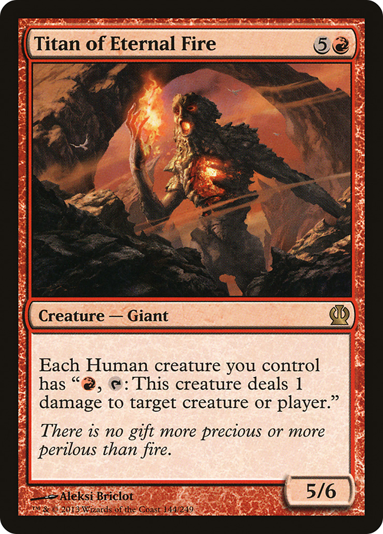 Titan du feu éternel (THS-144) - Theros Foil