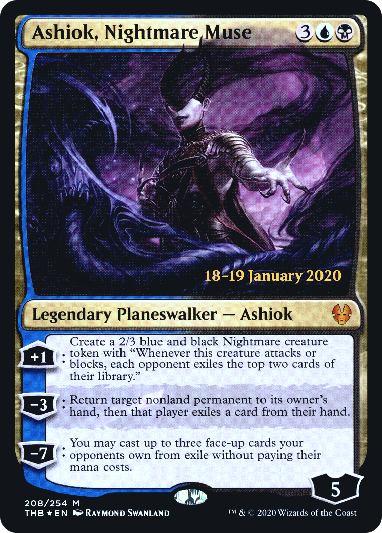 Ashiok, Nightmare Muse (PRE-208S) - Theros Beyond Death Promos Foil