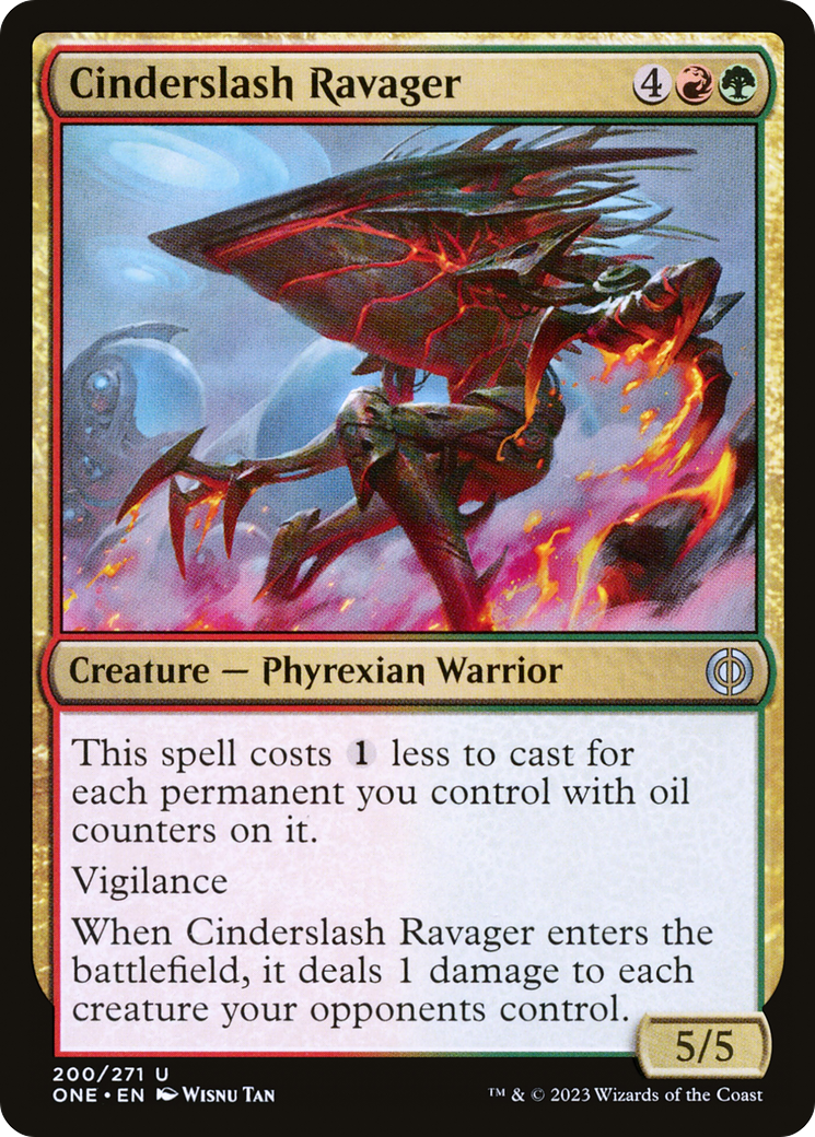 Cinderslash Ravager (ONE-200) - Phyrexia : Tous ne feront plus qu'un 