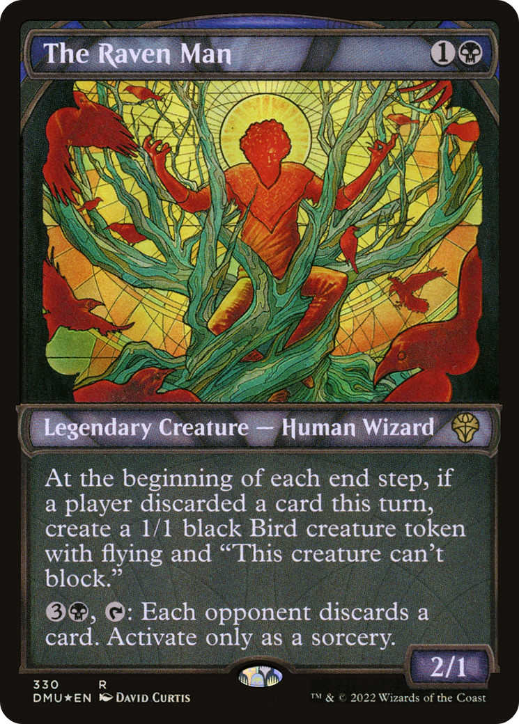 The Raven Man (Textured Foil) (DMU-330) - Dominaria United: (Showcase) Foil