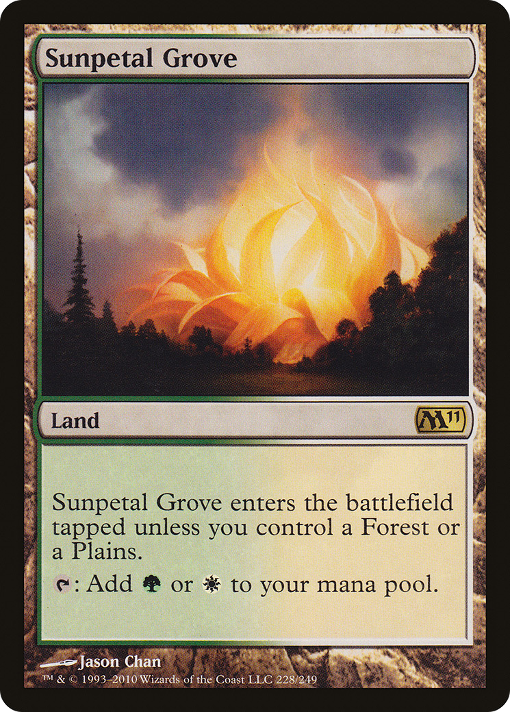 Sunpetal Grove (M11-228) - Magic 2011 Foil