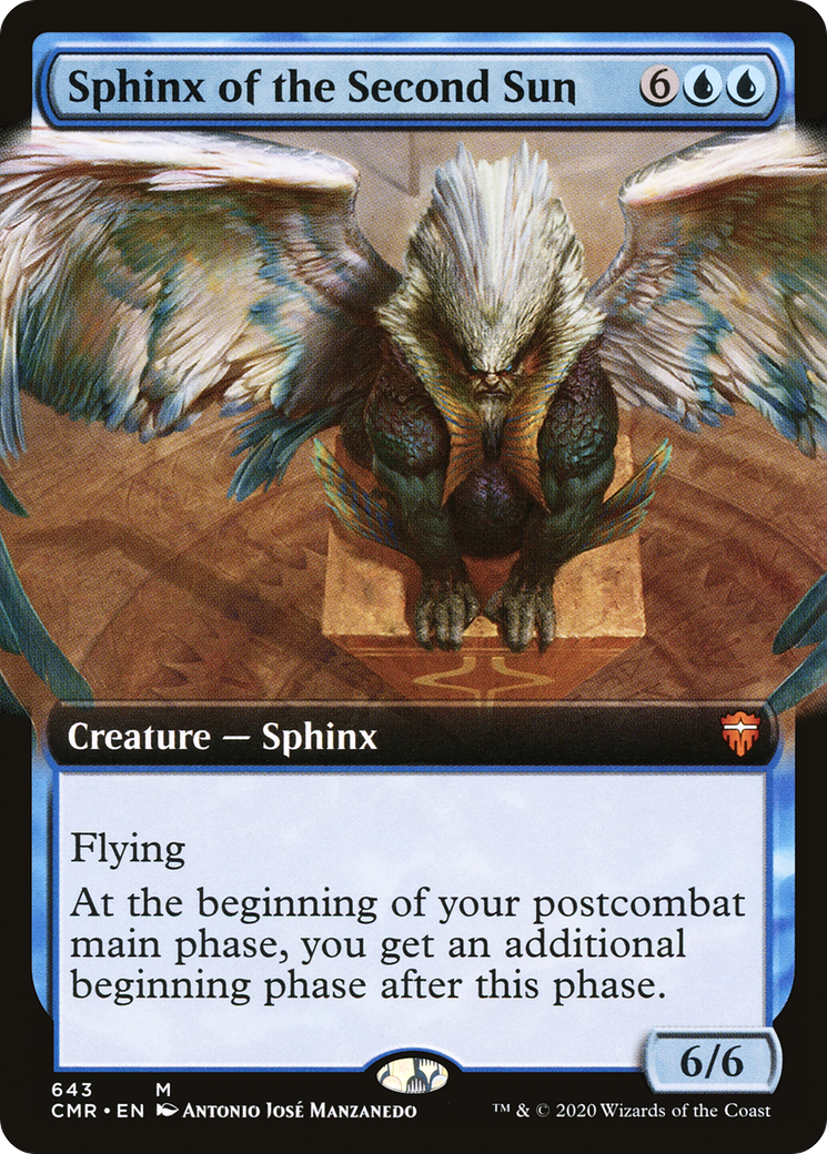 Sphinx of the Second Sun (Extended Art) (CMR-643) - Commander Legends: (Extended Art) Foil