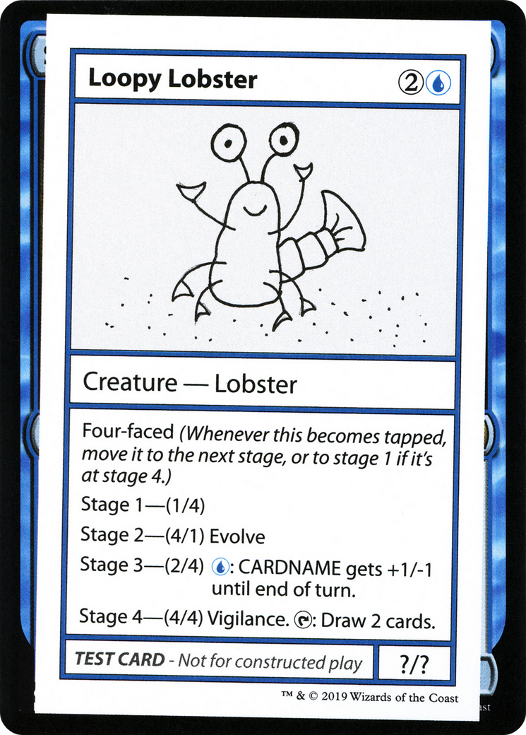 Lobster Loopy (CMB2-026) - Cartes de test Mystery Booster 2021