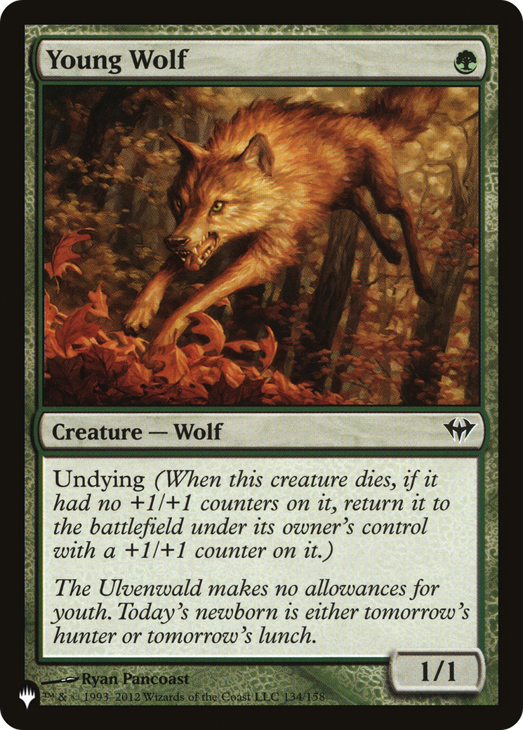 Young Wolf (LIST-DKA-134) - The List