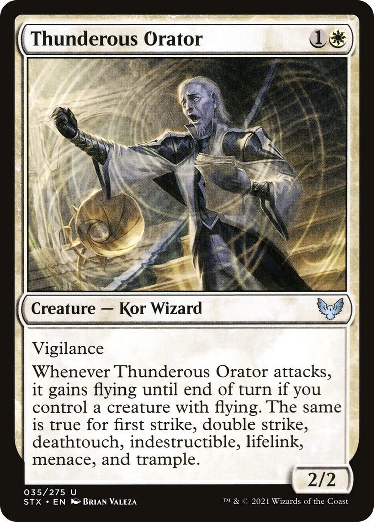 Thunderous Orator (STX-035) - Strixhaven: School of Mages