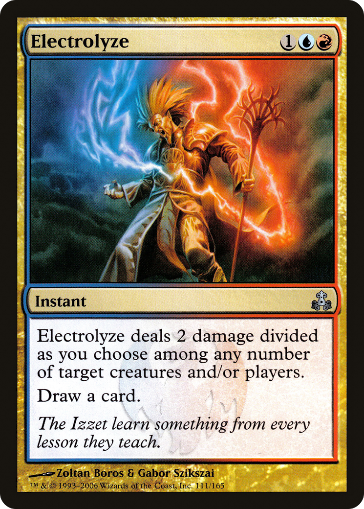 Électrolyse (GPT-111) - Pacte des Guildes