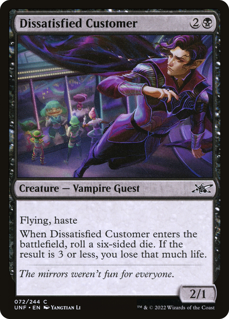Client insatisfait (UNF-072) - Unfinity Foil 