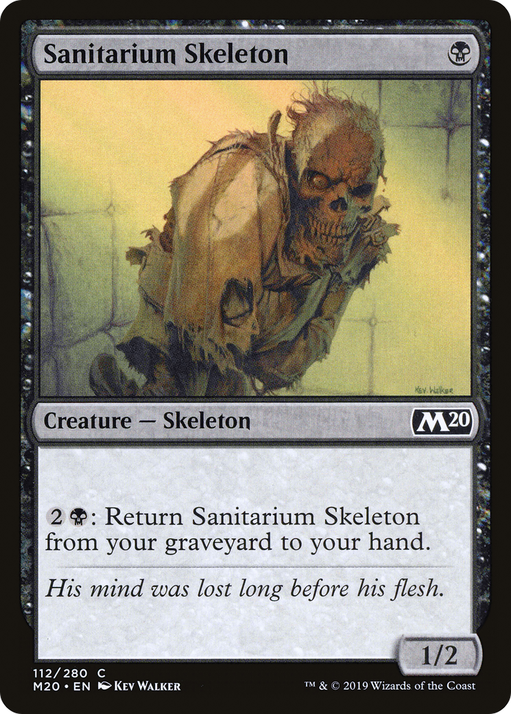 Sanitarium Skeleton (M20-112) - Core Set 2020