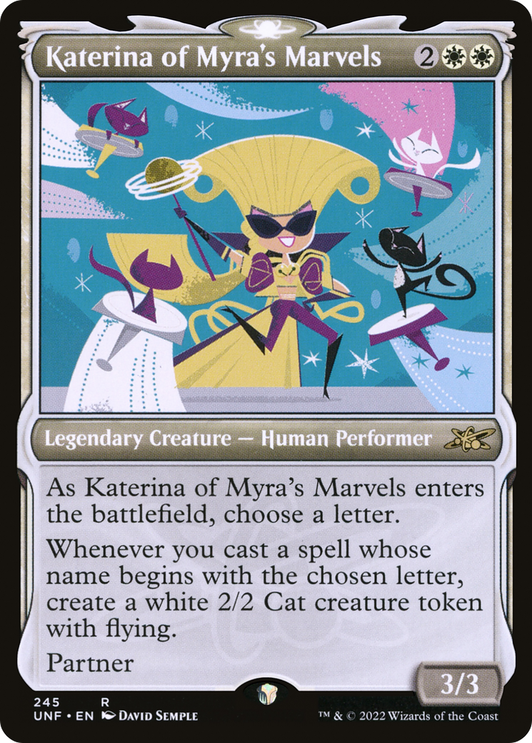 Katerina of Myra's Marvels (Showcase) (UNF-245) - Unfinity: (Showcase) Foil