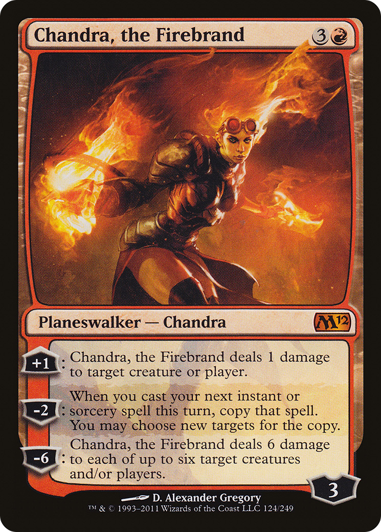 Chandra, le Brûleur (M12-124) - Magic 2012 Foil 