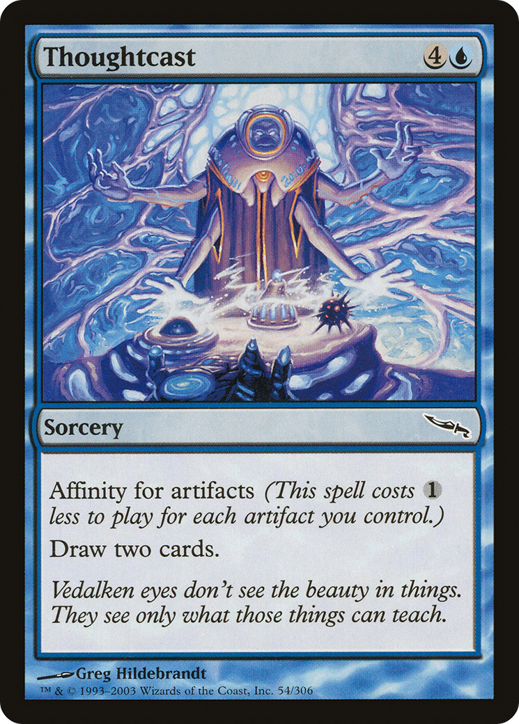 Thoughtcast (MRD-054) - Mirrodin 