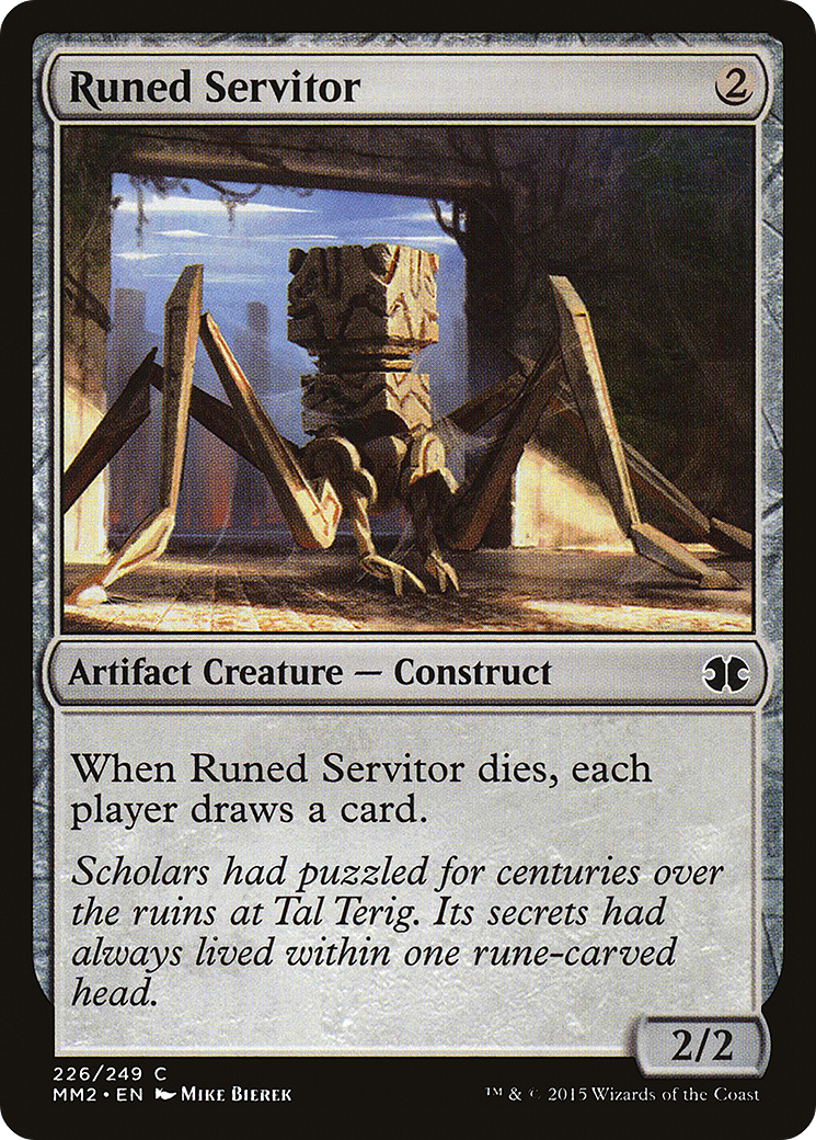 Serviteur runique (MM2-226) - Modern Masters 2015 Foil