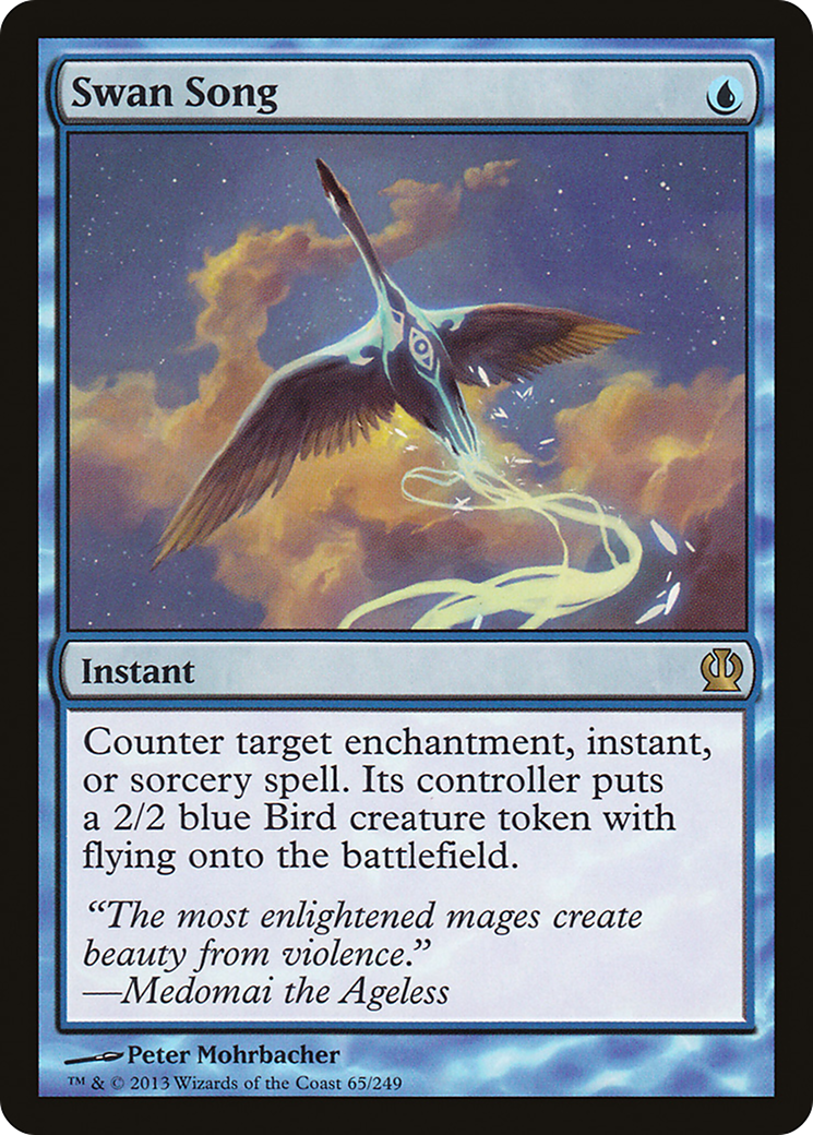 Le Chant du Cygne (THS-065) - Theros Foil 