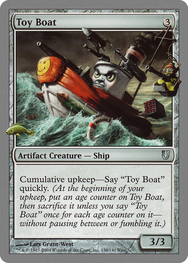 Bateau jouet (UNH-130) - Détraqué 