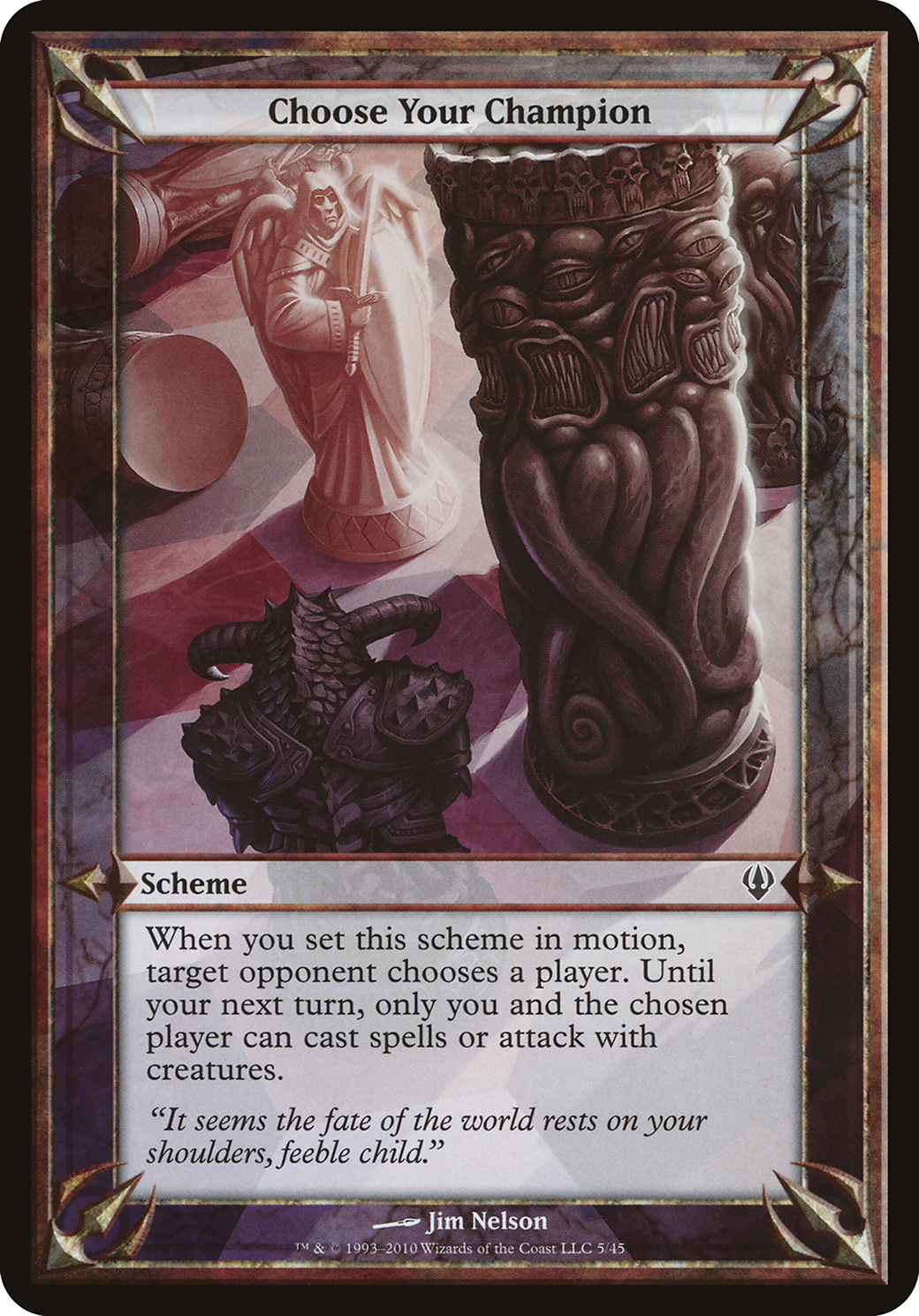 Choose Your Champion (Archenemy) (OVER-05★) - Archenemy Schemes