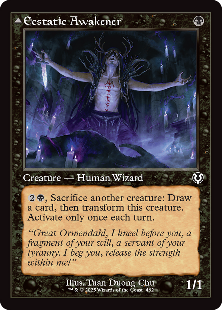Ecstatic Awakener // Awoken Demon (cadre rétro) (INR-462) - Innistrad Remastered 